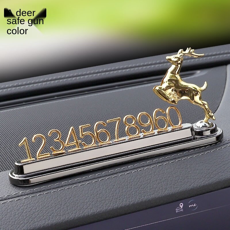 Car Temporary Parking Sign Car Car Moving Car Interior Decoration Supplies Decoration: C