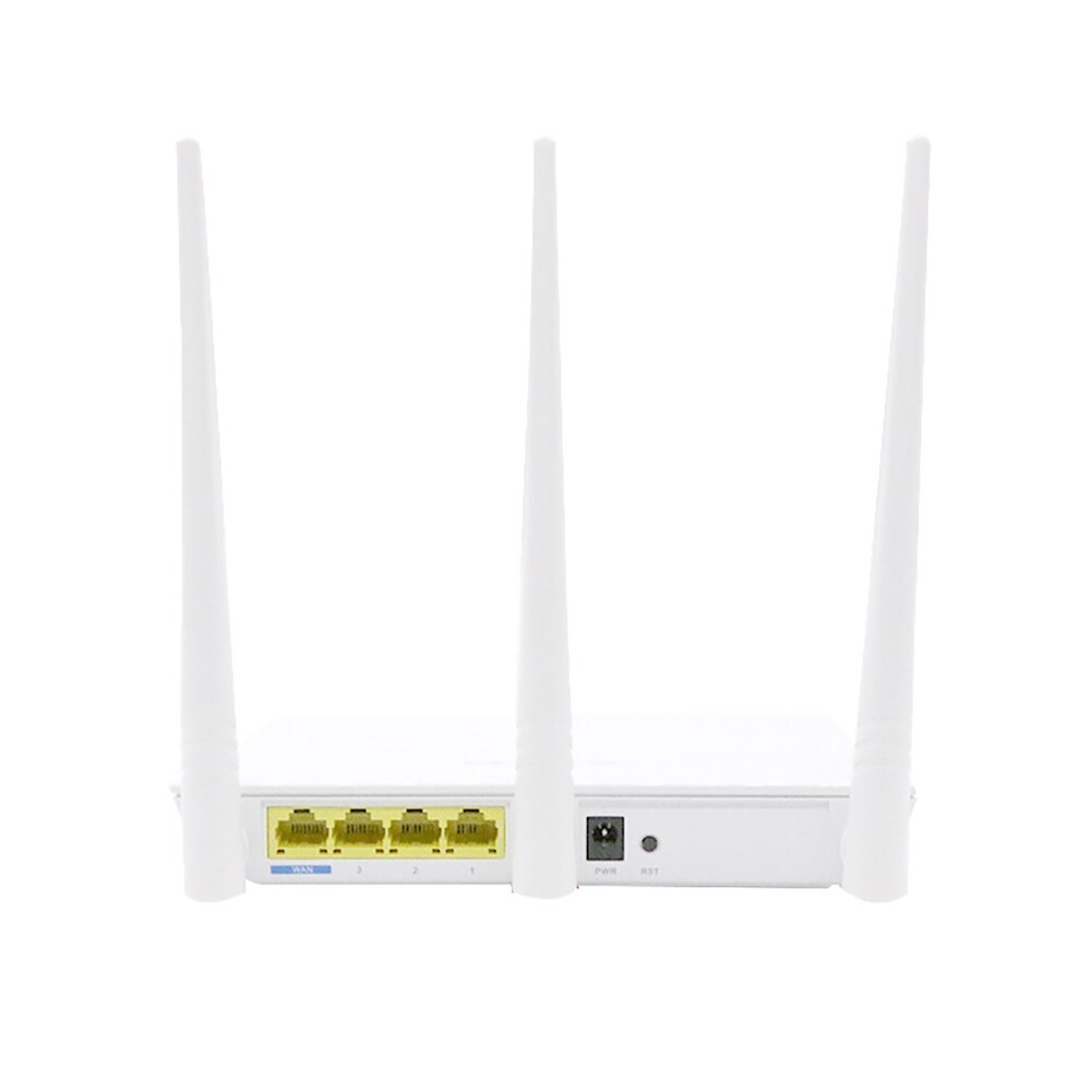 F3 300Mbps Wireless WiFi Router Wi-Fi Repeater English Interface 1WAN+3LAN Ports for Small Medium House