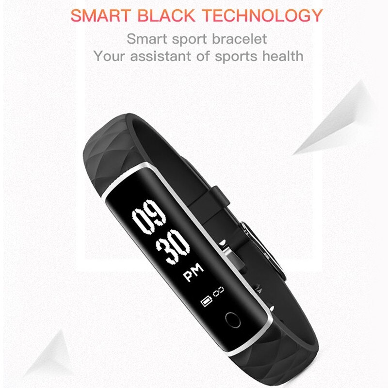 I1 fitness armbånd smart band vandtæt  ip68 armbånd hjertefrekvens blodtryk fitness tracker sports skridttæller armbånd