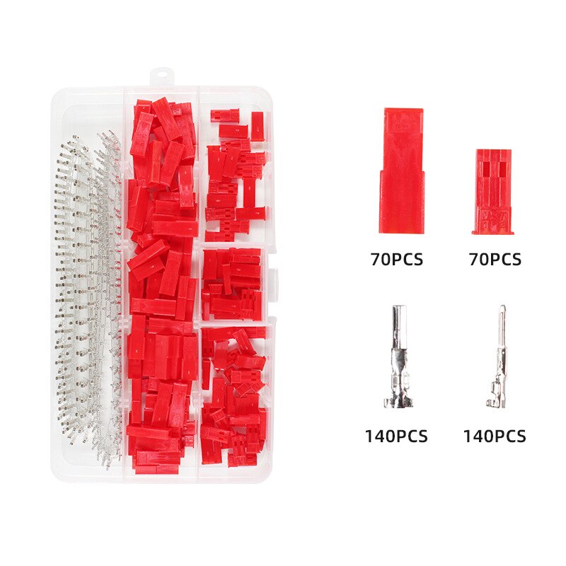 Iwiss SN-2549 Krimpen Tang Kit 420Pcs Terminal Connector Set Syp Mannelijke/Vrouwelijke Blote Terminal SYP-2P Plastic Shell Combinatie