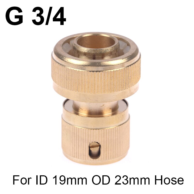 Adjustable High Pressure Hose Nozzle Brass Water Hose Nozzle For Garden Hoses Fits Standard Hoses Garden Sprayer Spray Nozzle: 3I4