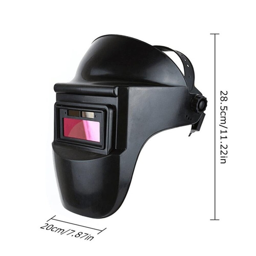 Electric Welding Mask Helmet Darkening Adjustable Range Welding Lens for Welding Machine: Default Title