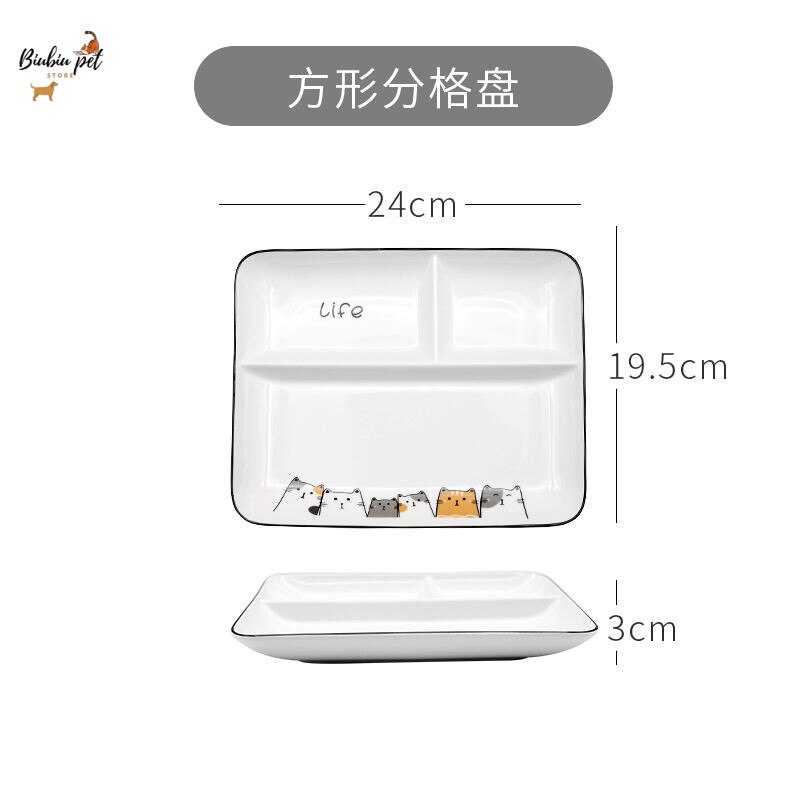 Tableware web celebrity fast food plate ceramic plate household tray children's meal plate breakfast plate ins plate: Square