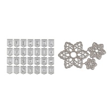 31 Pcs Scrapbooking Stansen Sterven Snijmachine Embossing Stansmessen Stencils, voor Sizzix Big Shot En Andere Embossin