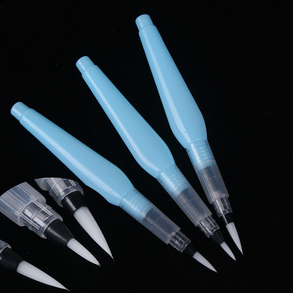 Pincel de tinta recarregável de grande capacidade escova de tinta de água caneta aquarela caligrafia macia escrita pincel desenho arte suprimentos pintura
