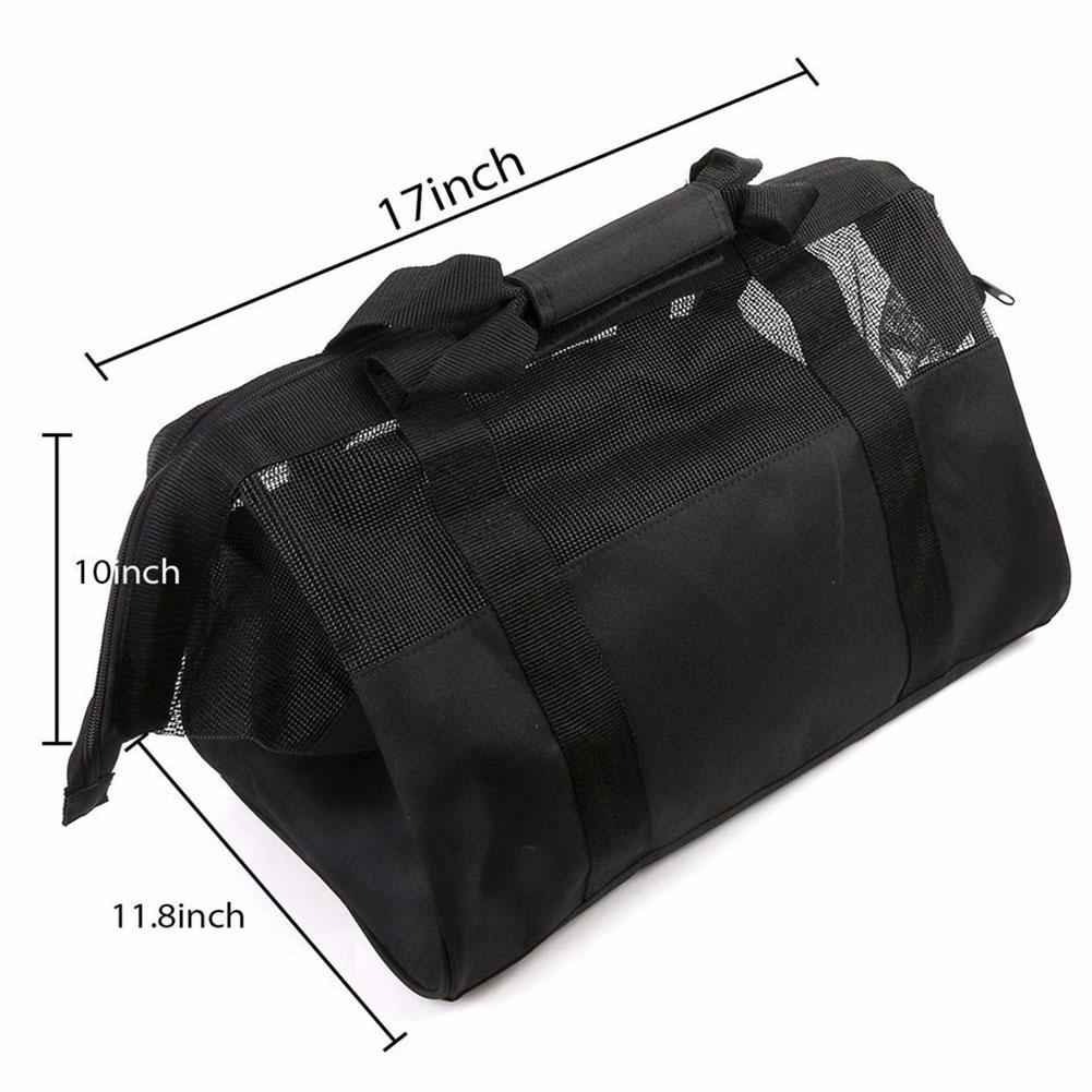 45x30x30cm Fishing Bag Mesh Fishing Wader Bag Black Venting Fly Fishing Bag Fishing Gear Pouch Organizer Container