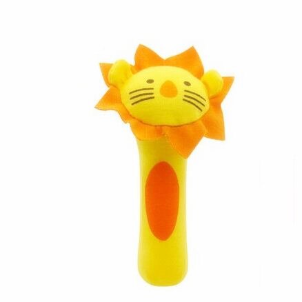 Baby speelgoed baby rammelaar speelgoed dieren handbellen pluche baby speelgoed newbron voor peuters  bf02: Bf0205 leeuwen