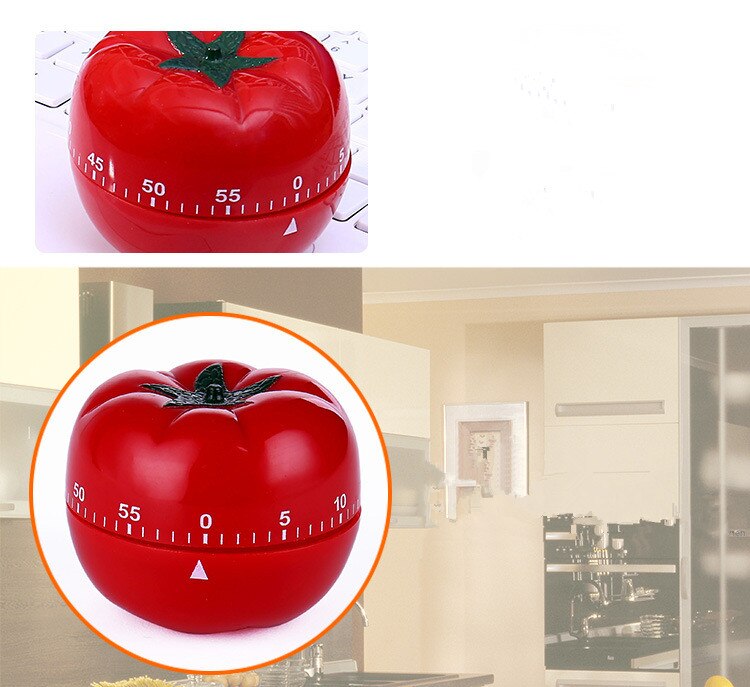 1pc 1-60 min 360 graders tomattimer köks mekanisk timer nedräkningstimer påminnelselarm  ok 0593