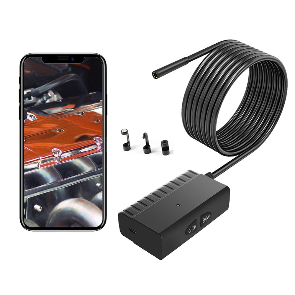 Usb-endoskooppi fhd-endoskooppikamera kevyellä vedenpitävällä usb-latauksella varustetulla endoskoopilla wifi helppo asentaa endoskooppi 6 säädettävää lediä