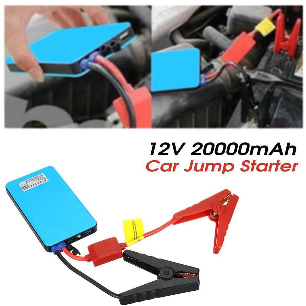 20000Mah Auto Power Jump Start 12V Auto Batterij Oplader Jump Oplader Laptop Utral-Dunne Draagbare Bron starter Batterij X5B2