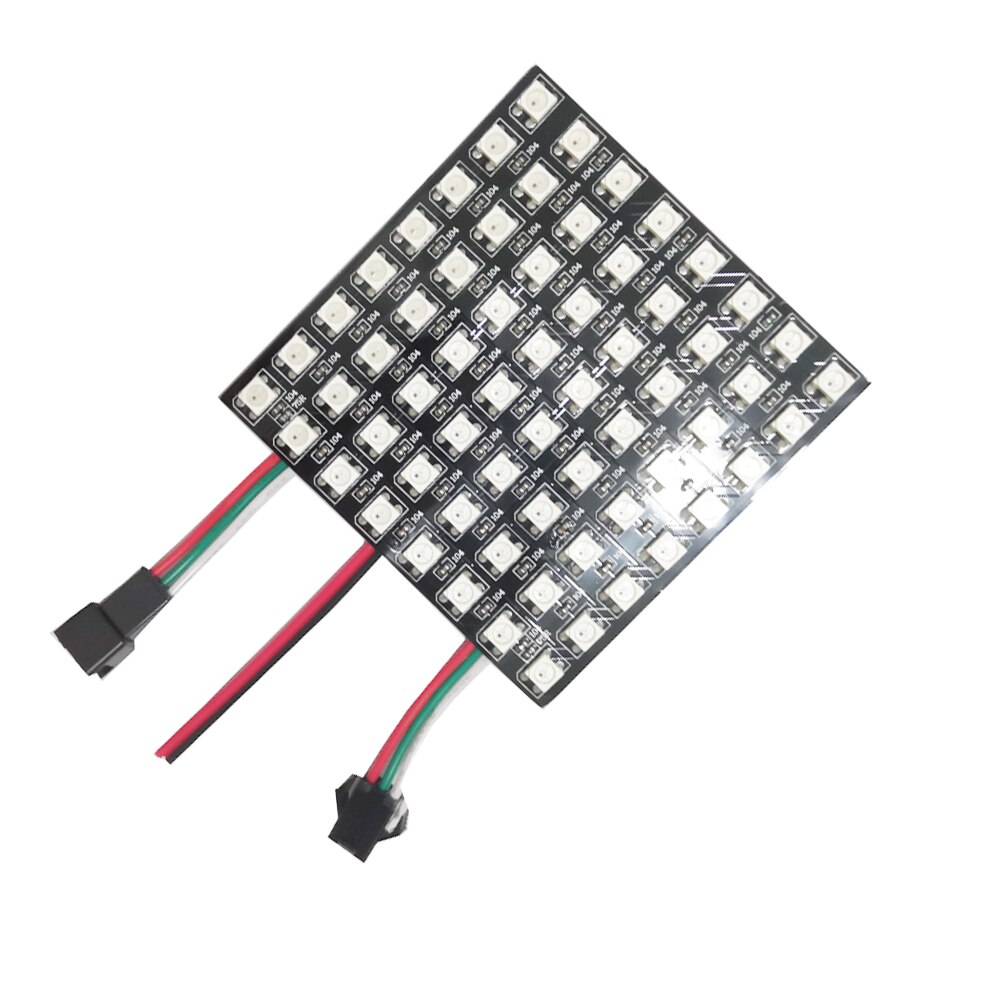 WS2812B Matrix – matrice de lumière Led 16x16 pixels 5V, Module d&#39;affichage Programmable rvb 5050, 8x32, 8x8 Led/Pixel