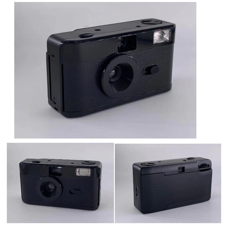 Retro 36 Photos 35mm Non disposable Film Camera Manual Fool Optical Camera Children's Camera Film Sets: Default Title