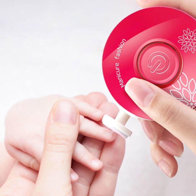 Zuigeling Nail Care Safe Nagelknipper Cutter Baby Elektrische Nail Trimmer Kids Nail Polijstmachine Manicure Set