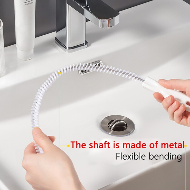 Sewer Dredging Tool Household Flexible Bending Cleaning Tools Sink Toilet Water Pipe Hair Clogging Dredge