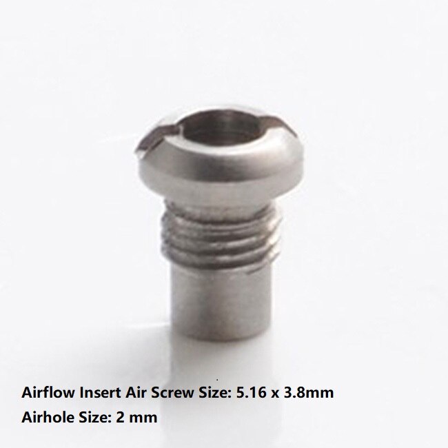 SXK Flusso D'aria Inserto Aria A Vite per Flash e Vapore Acqueo V4.5/V4.5S + RTA: Airhole 2.0mm sliver