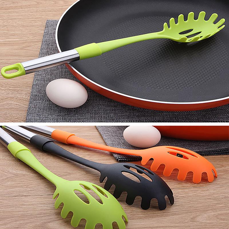 1Pcs Spaghetti Server Rvs Ingelaste Universele Spaghetti Opscheplepel Pasta Server Keuken Gereedschap