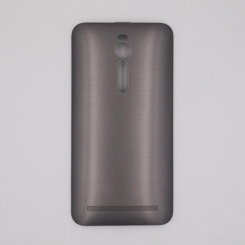 BaanSam nowe drzwi tylna pokrywa baterii obudowa etui na ASUS Zenfone 2 ZE551ML 5.5 Cal za pomocą przycisku zasilania bez NFC: Szary