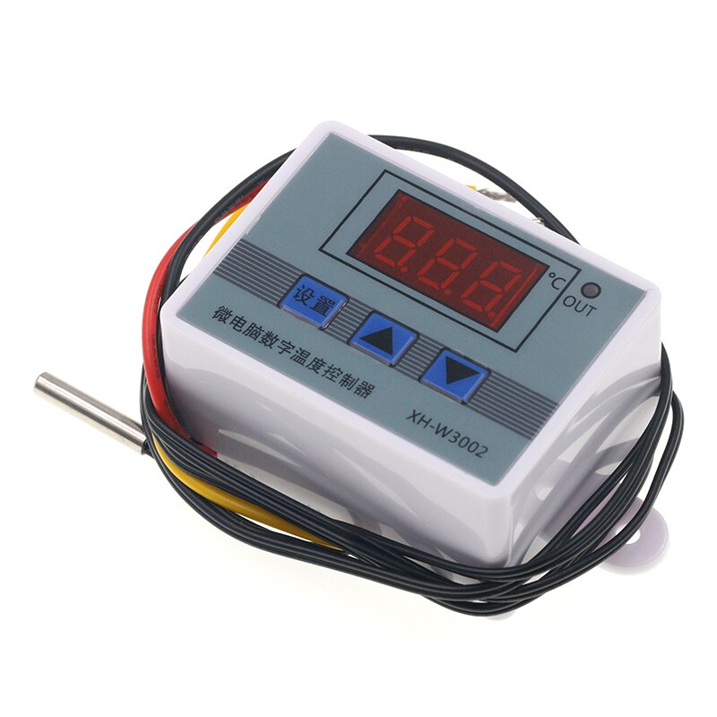 DC 12V 24V 220V W3001 W3002 portato digitale di Temperatura del Termostato di Controllo del microcomputer Interruttore Termometro Termoregolatore Sensore