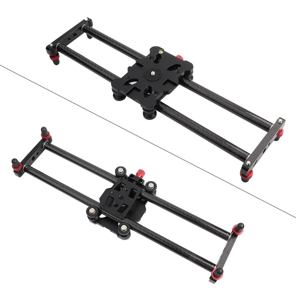 camera slider 42cm Carbon Fiber Camera Track Slider Video Stabilizer DSLR Rail Camcorder Filming dolly Camcorder Track Rail