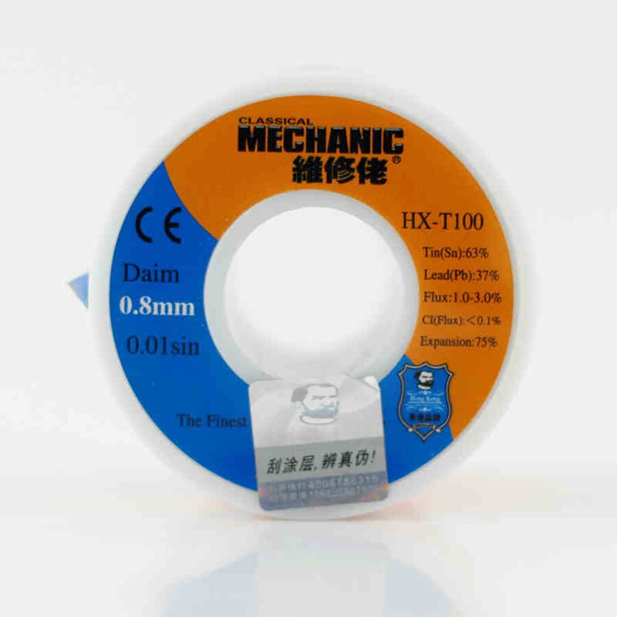 Mécanicien Fil de Soudure De Noyau de Colophane 0.3 0.4 0.5 0.6 0.8 1.0 1.2mm 50g 500g À Bas Point de Fusion D'étain À Souder BGA Outils De Soudage