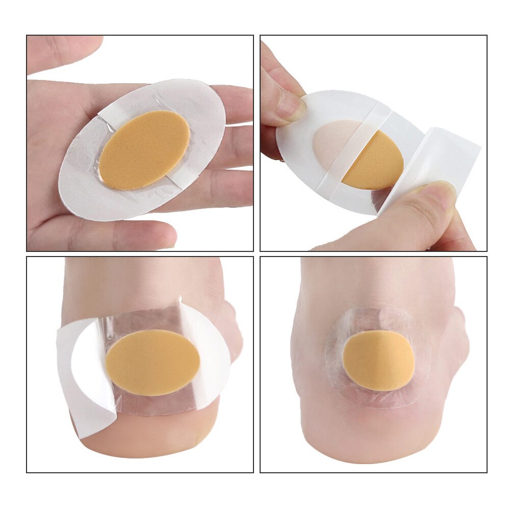 2einstellen Ferse Blase Prävention Gepolsterten Blase Pads mit Klebstoff Schaum Verband zu Verhindern Ferse und Spitze Blase Fuß Pflege