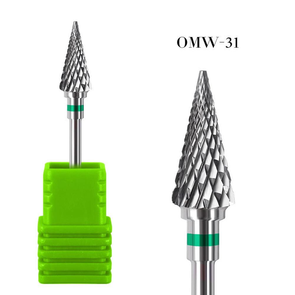 1PC szlifowanie paznokci próżniowe stal wolframowa wiertła do paznokci do Manicure rosyjski frez usuwania żel lakier zestaw przyborów do paznokci: Type 11