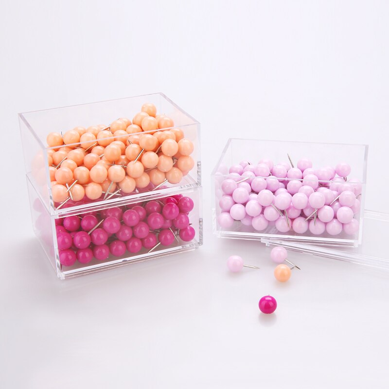Nooit Mode Kleur Push Pins Punaise Decoratieve Pin... - Grandado