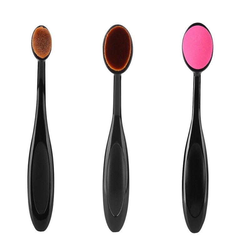 3 Sizes Smooth Blending Brushes Drawing Painting Makeup Brushes Flat Kit for DIY Scrapbooking Cards Making Handmade Tools