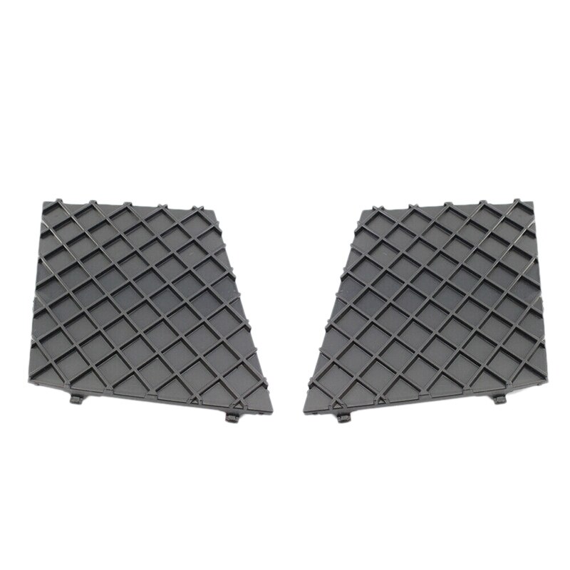 Black Front Bumper Lower Mesh Grill Trim Cover Pair Left Right for BMW E60 E61 M: Default Title