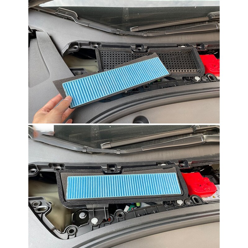 Filtro de aire accesorios de aire de ventilación cubierta de rejilla de admisión de aire Anti-Protector con bloqueo por Tesla modelo 3 externo de
