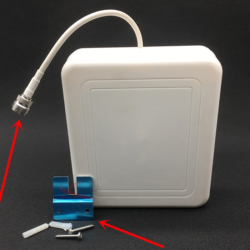 Flat Panel Antenna 800-2500MHz High Gain GSM 3G WIFI Repeater Indoor Directional Wall Mount Antenna Amplifier