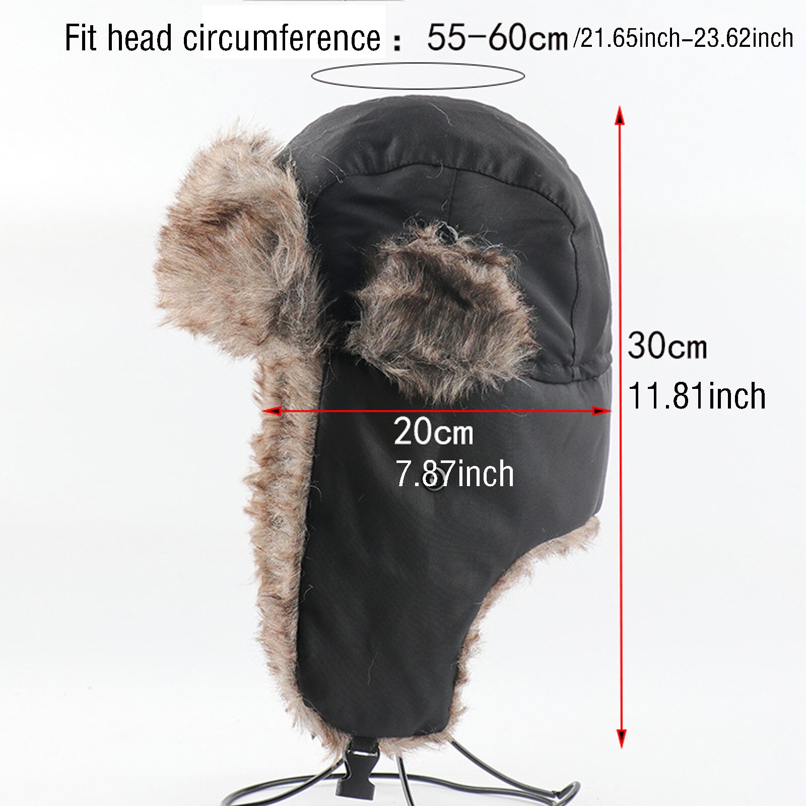 Brand Adults Unisex Trapper Bomber Winter Warm Russian Trooper Ear Winter Cold Ski Hat Men Women Cap Bomber Hats