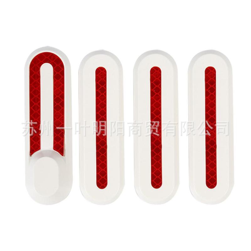 Universal Millet Electric Scooter Accessories Rear Wheels Decorations and Rear Wheel Bordered Protection Decorative Cover: White