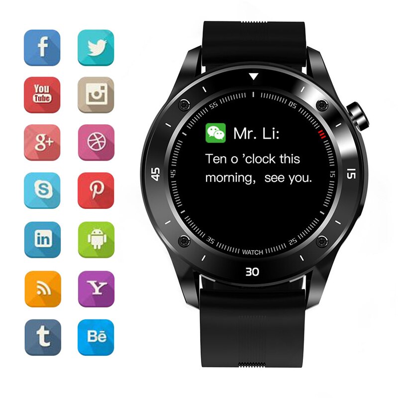 F22 full touch smart watch GPS track heart rate blood pressure monitoring call information reminder sports bracelet