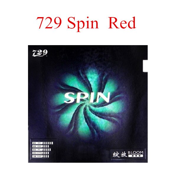 729 BLOOM series table tennis rubber with sponge speed power control spin