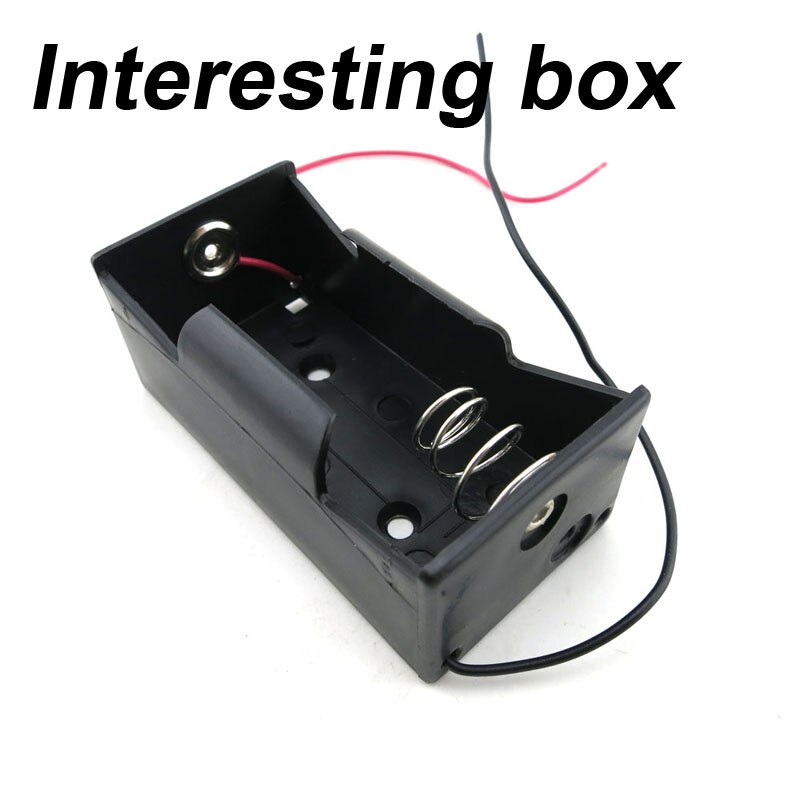 Geen. 1 Batterij Box 1 Sectie 2 Stukken 4 Secties In Serie Met Lijn Droge Batterij Doos Diy Elektronische Productie Materialen