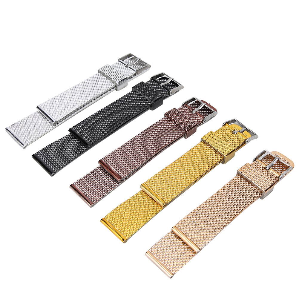 5pcs Unisex Stainless Steel Watchband Strap Replacement Watch Watch Accessory