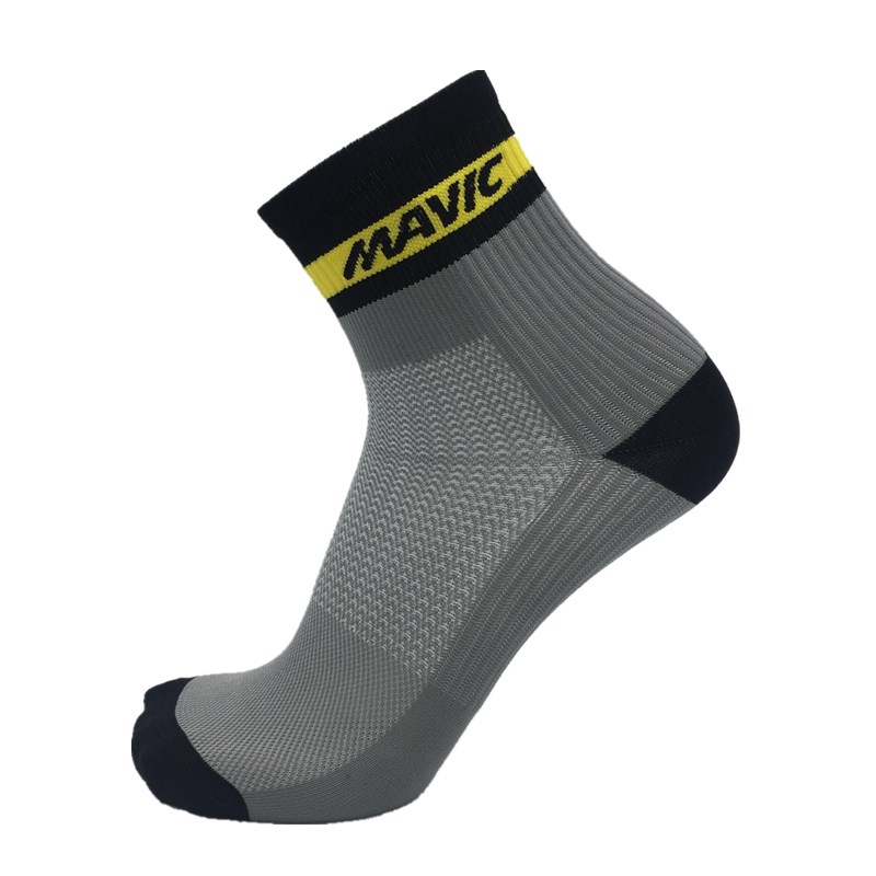 Cycling Socks Men And Women Running Bike Socks Sport socks Protect Feet Breathable Wicking: gray