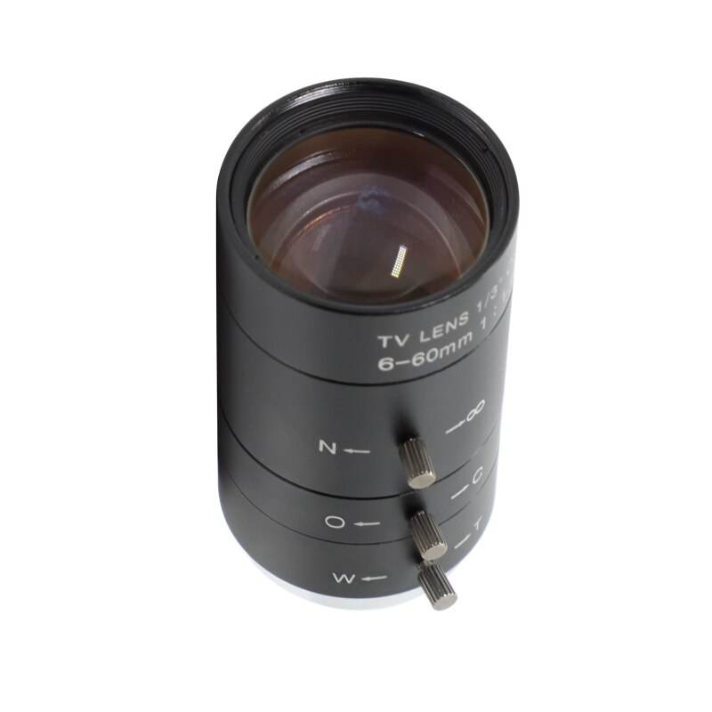 Camera Lens 6-60mm 1/3" CCTV Camera CS mount Lens, manual iris, HD lens, Varifocal Manual Iris Lens , mega pixel CCTV Lens