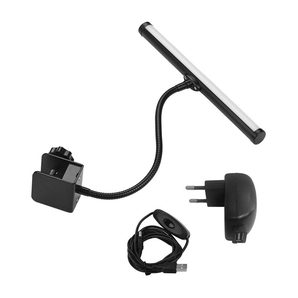 Portable LED Lamp Adjustable Music Light with 15 SMD LED Beads for Upright Piano and Grand Piano Musical Instrument Accessories: EU PLUG