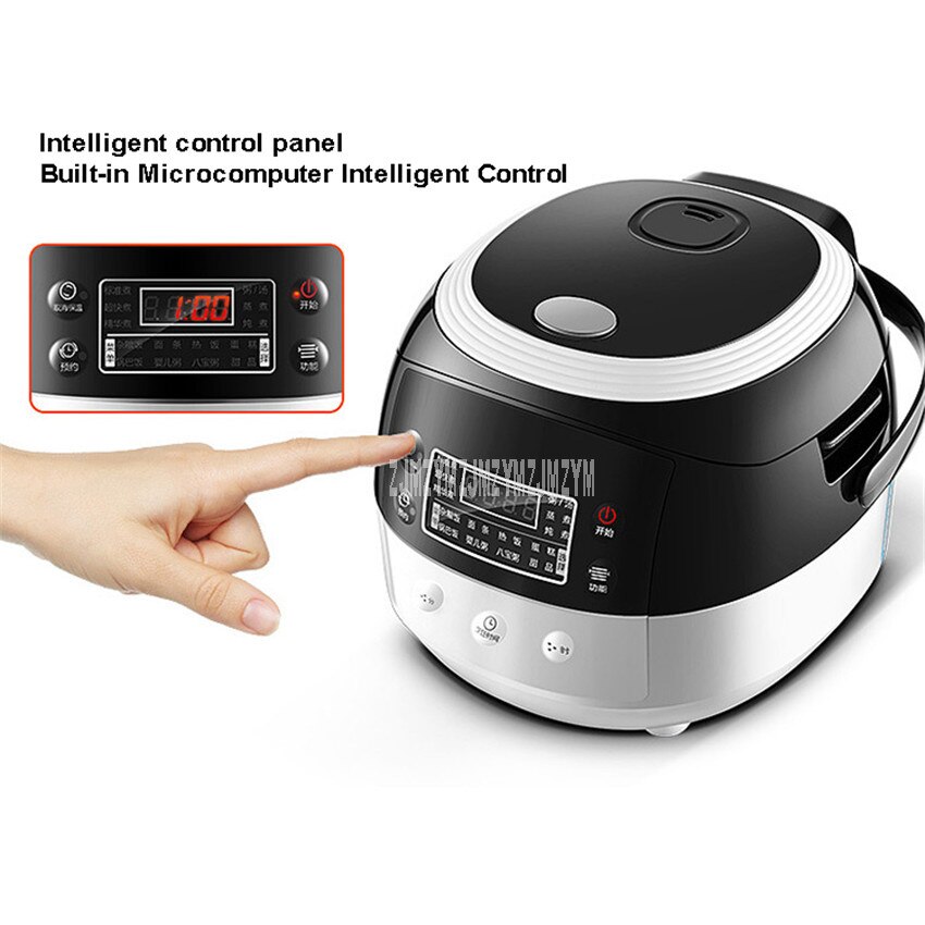 2.0L Mini Intelligent Electric Rice Cooker Household Rice Porridge Soup Cooking Machine 24H Timing Function 350W 220V JZFB-351C
