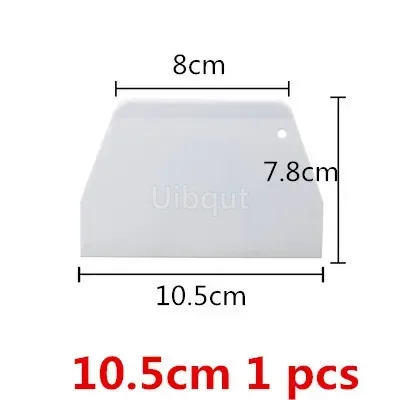 Whiteboard Kunststoff Gebäckschneider Pizzateigschaber Kuchenspatel Werkzeuge Fondant Sugarcraft Trapezbrot Bäcker Buttermesser: Rosa