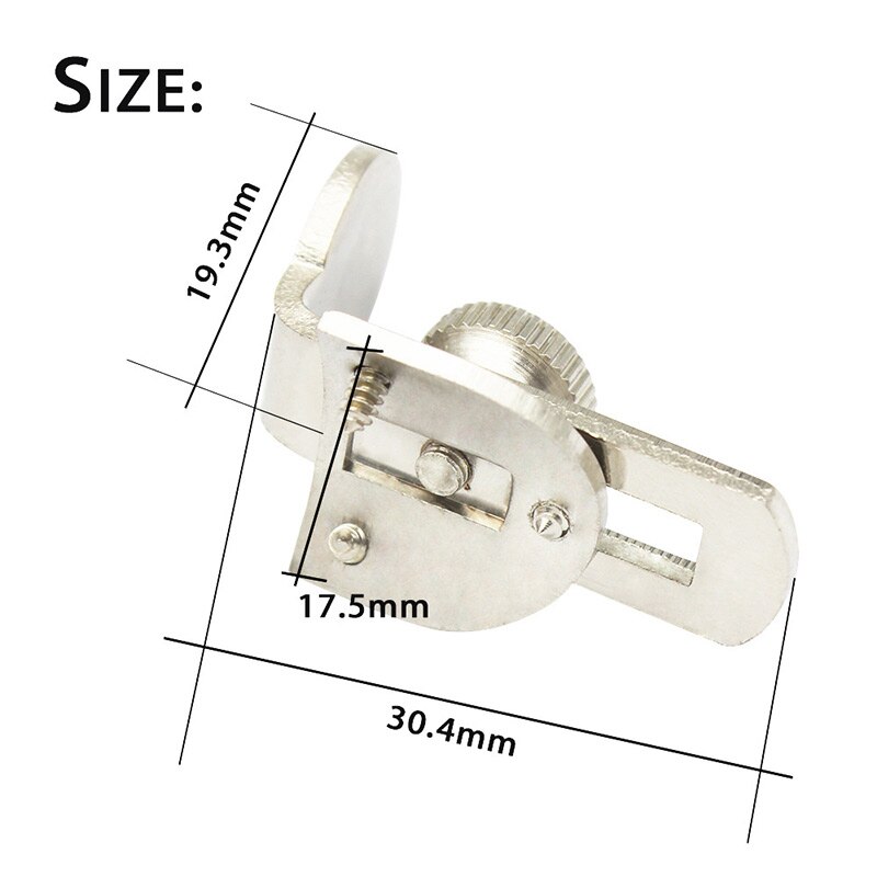 2x Clarinet Thumb Rest - Brass Plated - Replacement Finger Cover for Woodwind Instruments
