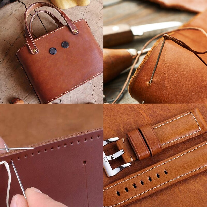 LMDZ Multi Color Wax Thread Fiber Single Filament 50m Wax Filament 150D DIY Hand Made Polyester Leather Sewing Tool