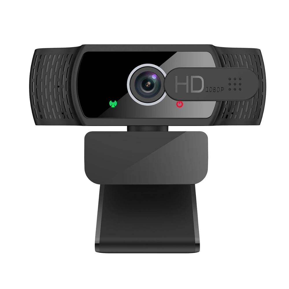 Webcam 1080P Full Hd 2 Mega Web Camera Met Microfoon Autofocus Usb Full Hd 1080P Webcam Cover voor Computer Pc Laptop Skype