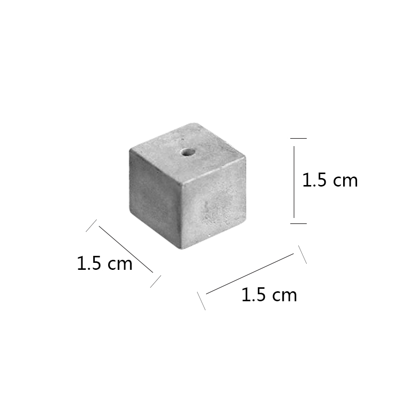 Concrete Block Jewellery Stand Silicone Mold Handmade Craft 6-Cavity Cube with a Socket Mould