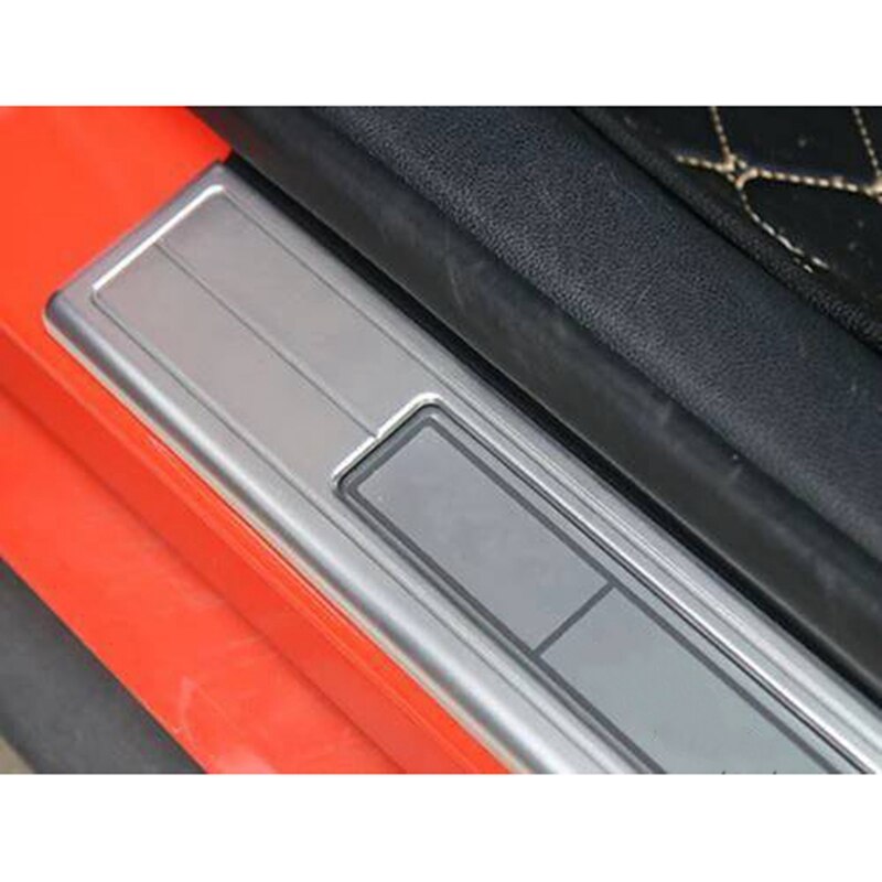 Car Aluminium Alloy Door Sill Protector Scuff Plate Entry Guard for Ford Mustang