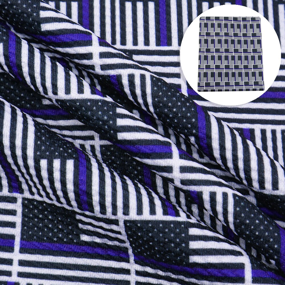 50*140cm. fjerde juli blomsterprint bullet liverpool stof stretch strik stof polyester spandex, headwrap hovedbue gør det selv ,1 yc 10285: 1101708013
