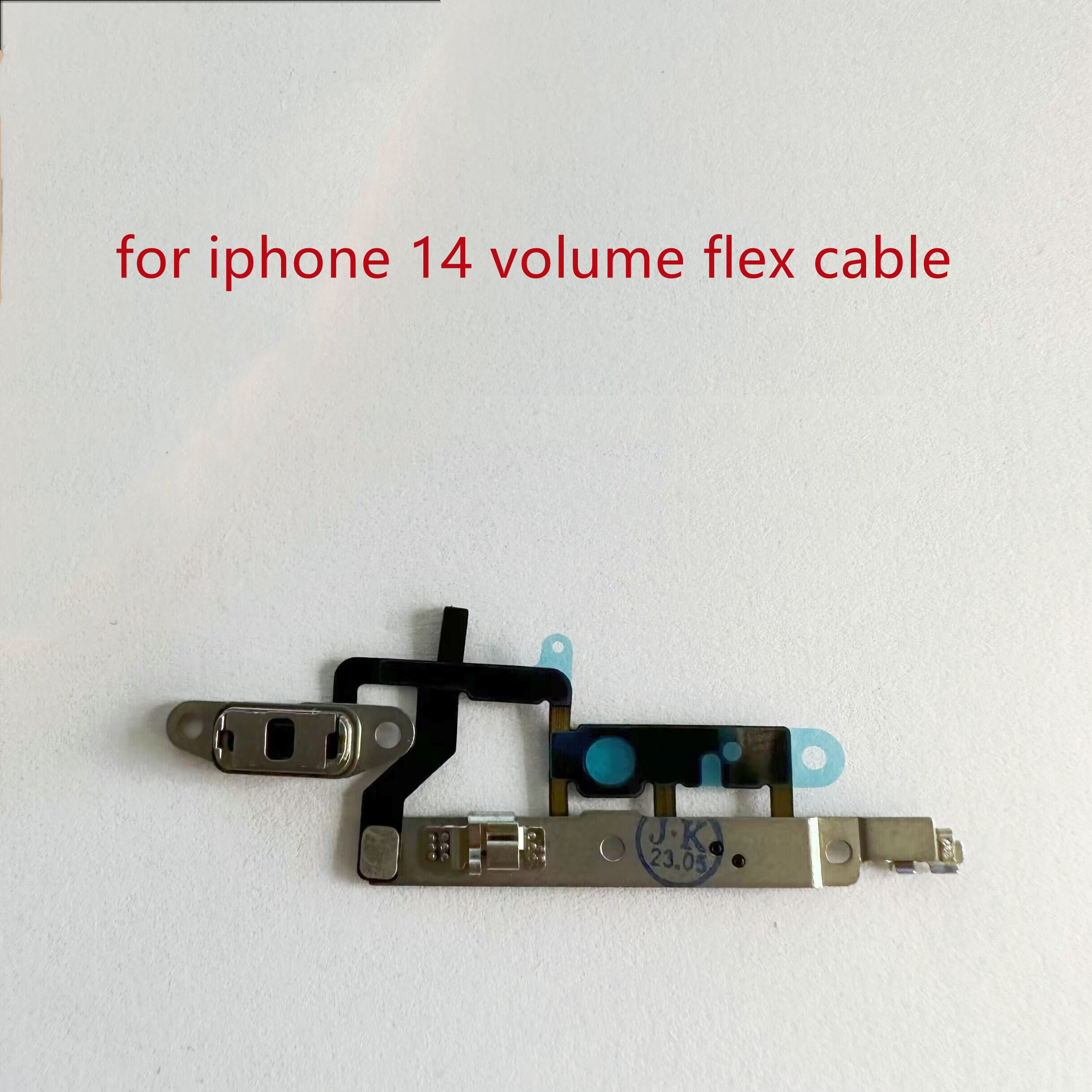 Alideao-Volume Flex Cable for iPhone 14 14 Plus 14 Pro 14 Pro Max Wireless Charging Chip NFC Coil with Volume Flex Cable 1Pcs: Gold
