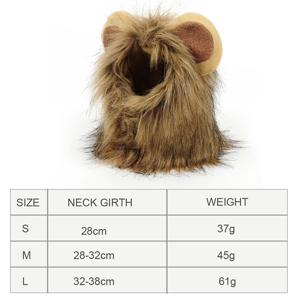 Grappige Kleding Voor Katten Leeuw Manen Kat Kostuum Leeuw Haar Pruik Cap Hond Kostuums Voor Kleine Honden Kerst Pet Halloween kostuums